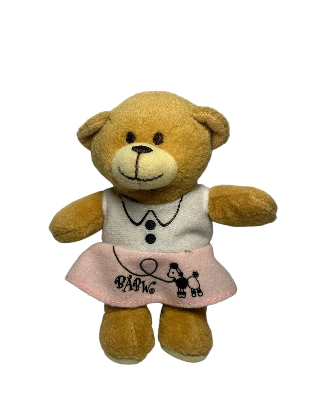 McDonald's Build A Bear Read Teddy Poodle Skirt Number 4 From 2006